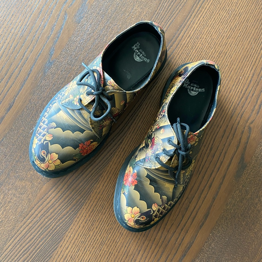 *RARE* Dr. Martens 1461 Tattoo Sleeve Oxford Shoes